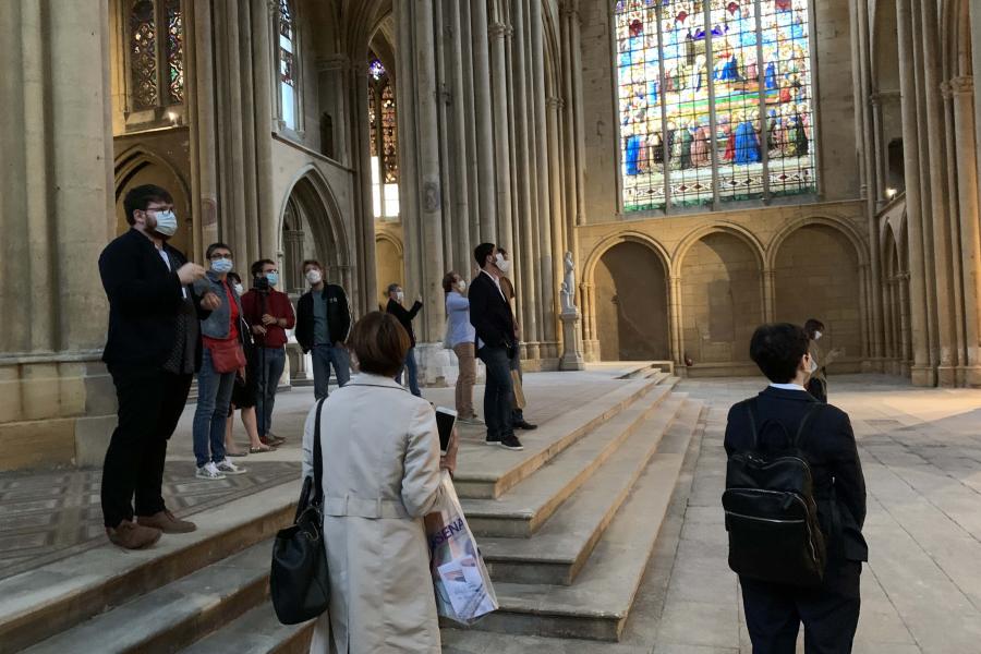 Visite de la cathédrale Saint-Étienne de Metz (2020)