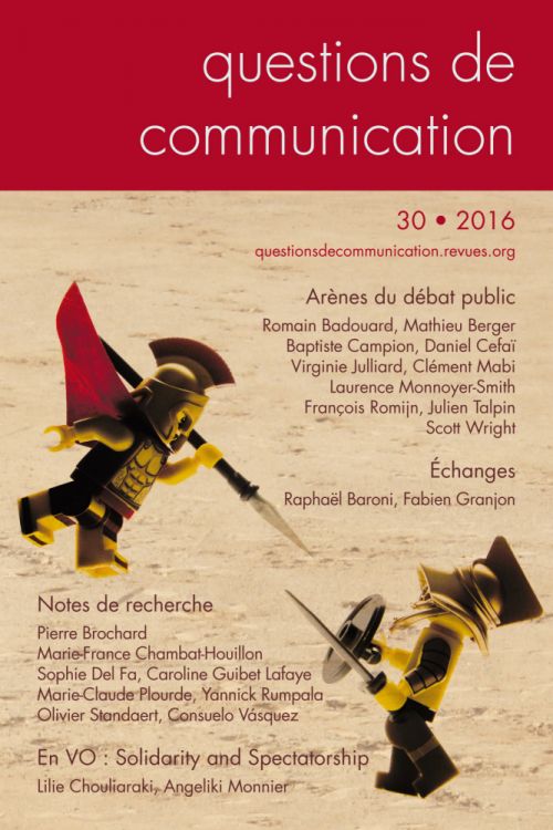 Couverture Questions de communication, 30