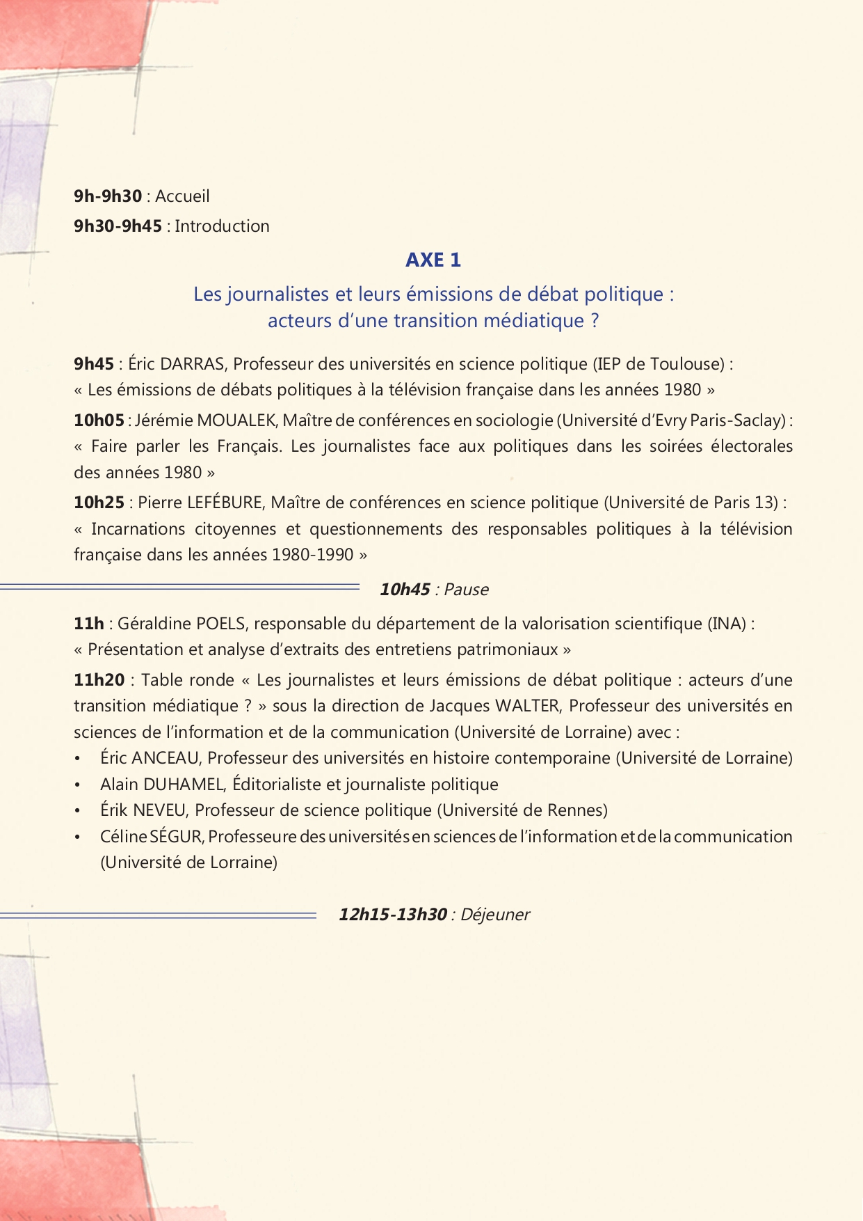 programme