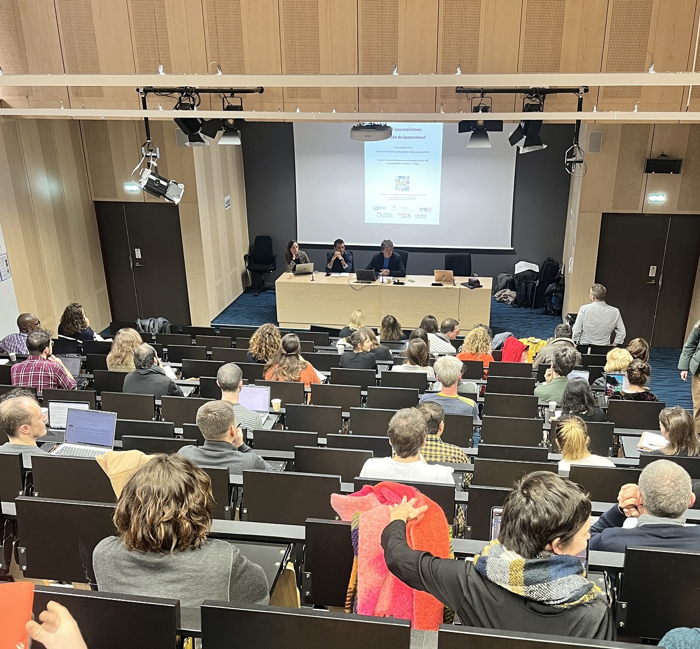 photo de l'événement lancement du GER journalismes le 26 novembre 2024