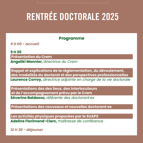 Affiche-programme de l'événement