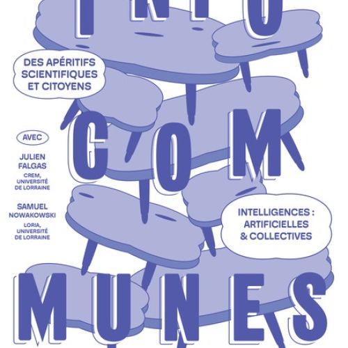affiche Infocommunes 8 octobre 2024 18h30 à Metz sur les intelligences artificielles