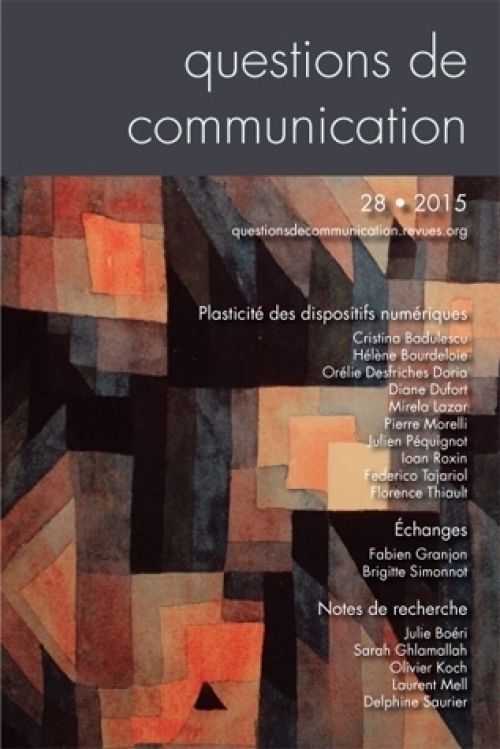 Couverture – Questions de communication 28