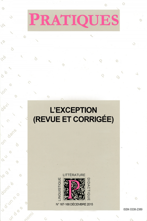 Couverture Pratiques 167-168