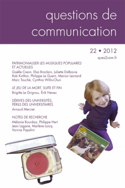 couverture : Questions de communication, 22.