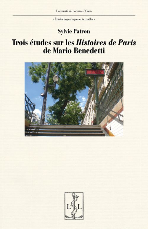 couverture beige avec une photographie de marche de sortie de métro parisien avec le panneau rouge "métro" à droite.