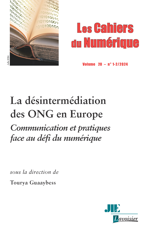 couverture de Les Cahiers du Numérique, 20 : « La désintermédiation des ONG en Europe »