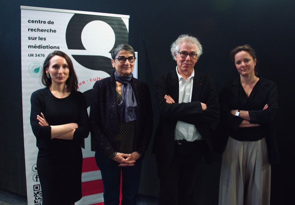 table ronde Audrey Alves, Béatrice Fleury, Charlotte Lacoste, Corinne Martin et Jacques Walter au Festival Art(s) & Justice Faire recherche : penser les attentats aujourd’hui 