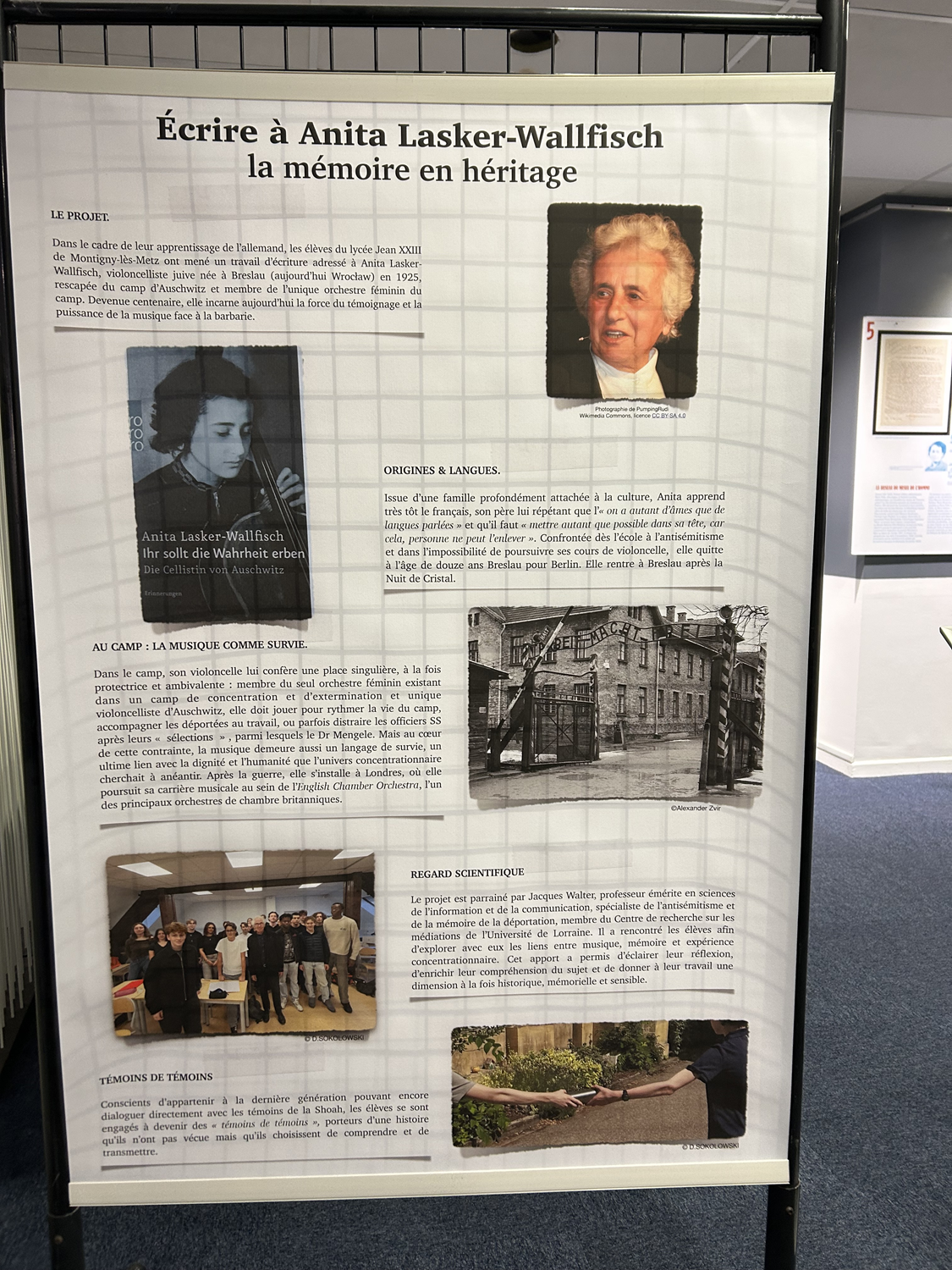 Jacques Walter dans Le Républicain Lorrain à l'occasion de l'exposition : Résister par l’art et la littérature, à la bibliothèque universitaire du Saulcy, 2025