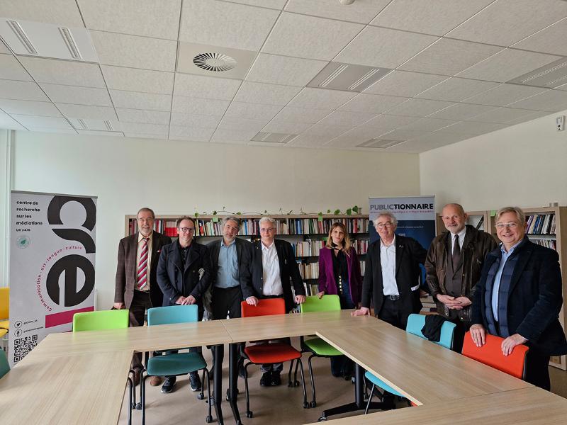 photo de l'Inauguration du bâtiment Sciences humaines au Saulcy