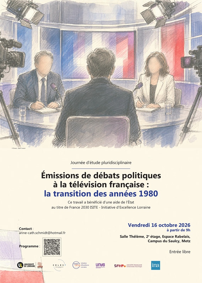 affiche de Émissions de débats politiques à la télévision française : la transition des années 1980