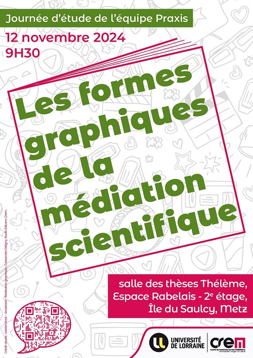 affiche de Les formes graphiques de la médiation scientifique