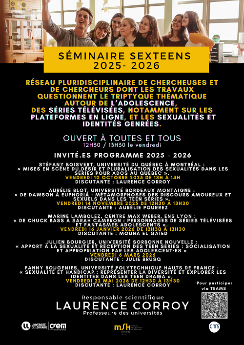 affiche du [Séminaire Sexteens 2025-2026] 
