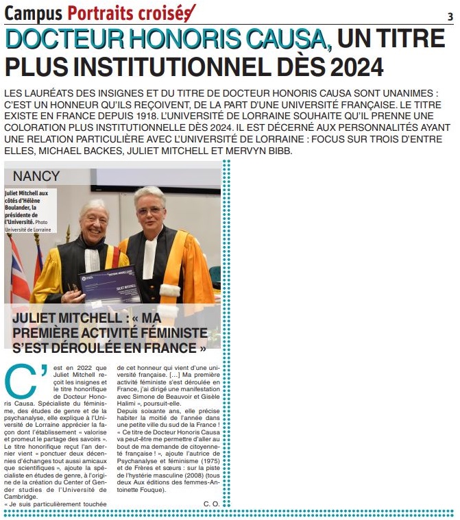 campus-magazine-3-juliet-mitchell-helene-boulanger-dhc-docteur-honoris-causa